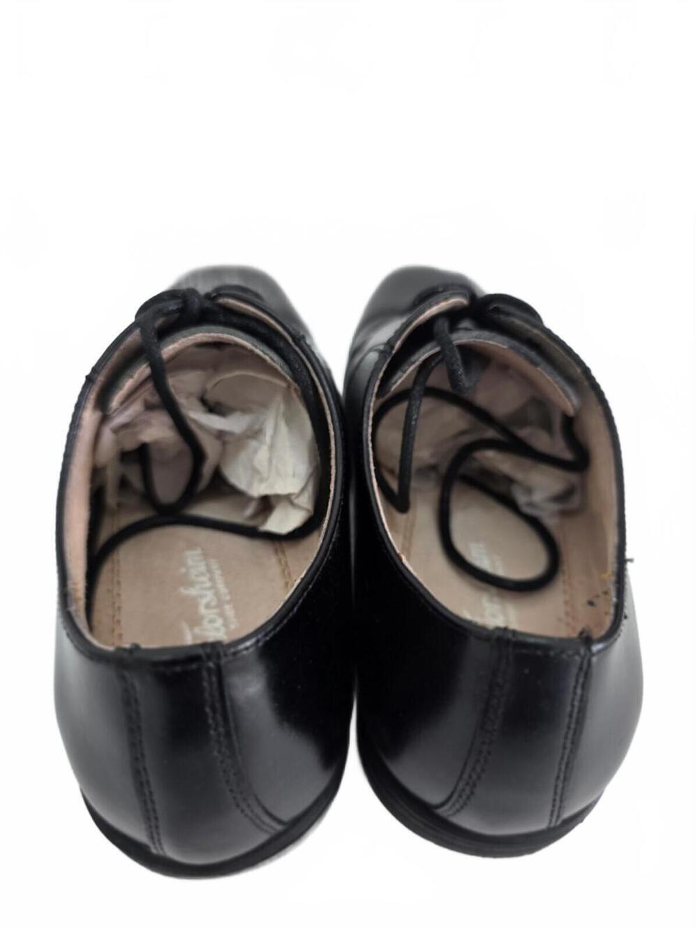 Florsheim Kids Reveal cap toe oxford shoes WORN ONCE Black Size 3.5 Lace up - Picture 6 of 10